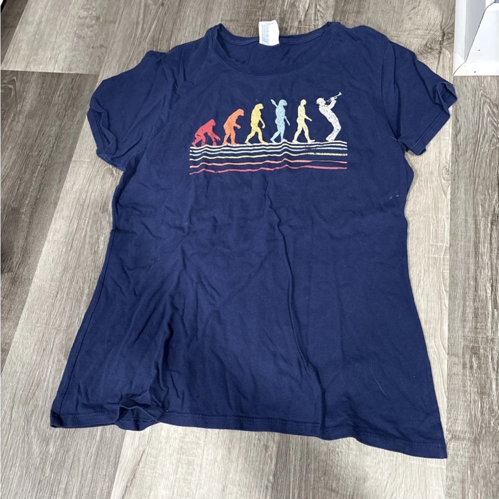 Port and Company Navy Evolution Tee